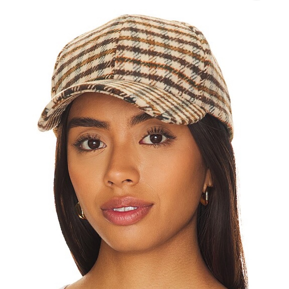 Hat Attack Fall Baseball Cap in Ivory Multi